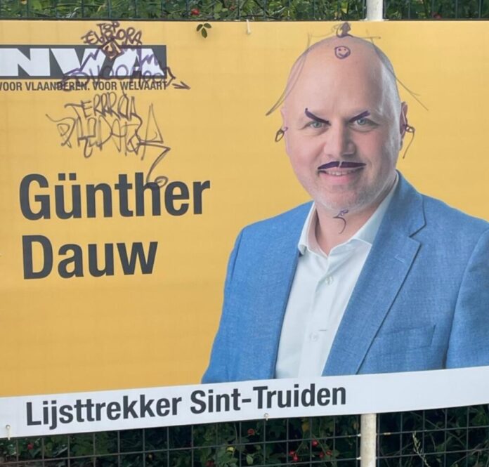 Günther Dauw - nva - nva sint truiden - verkiezingsborden - verkiezingsborden beklad