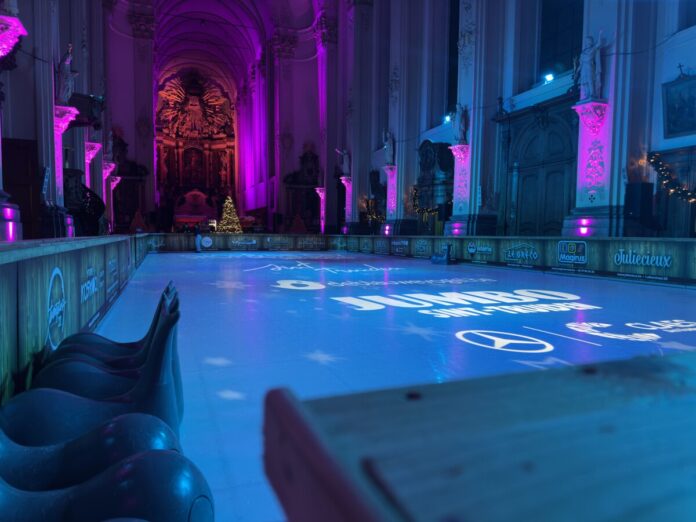 sint truiden - schaatsbaan - minderbroederskerk - schaatsbaan in kerk - truiense nostalgie